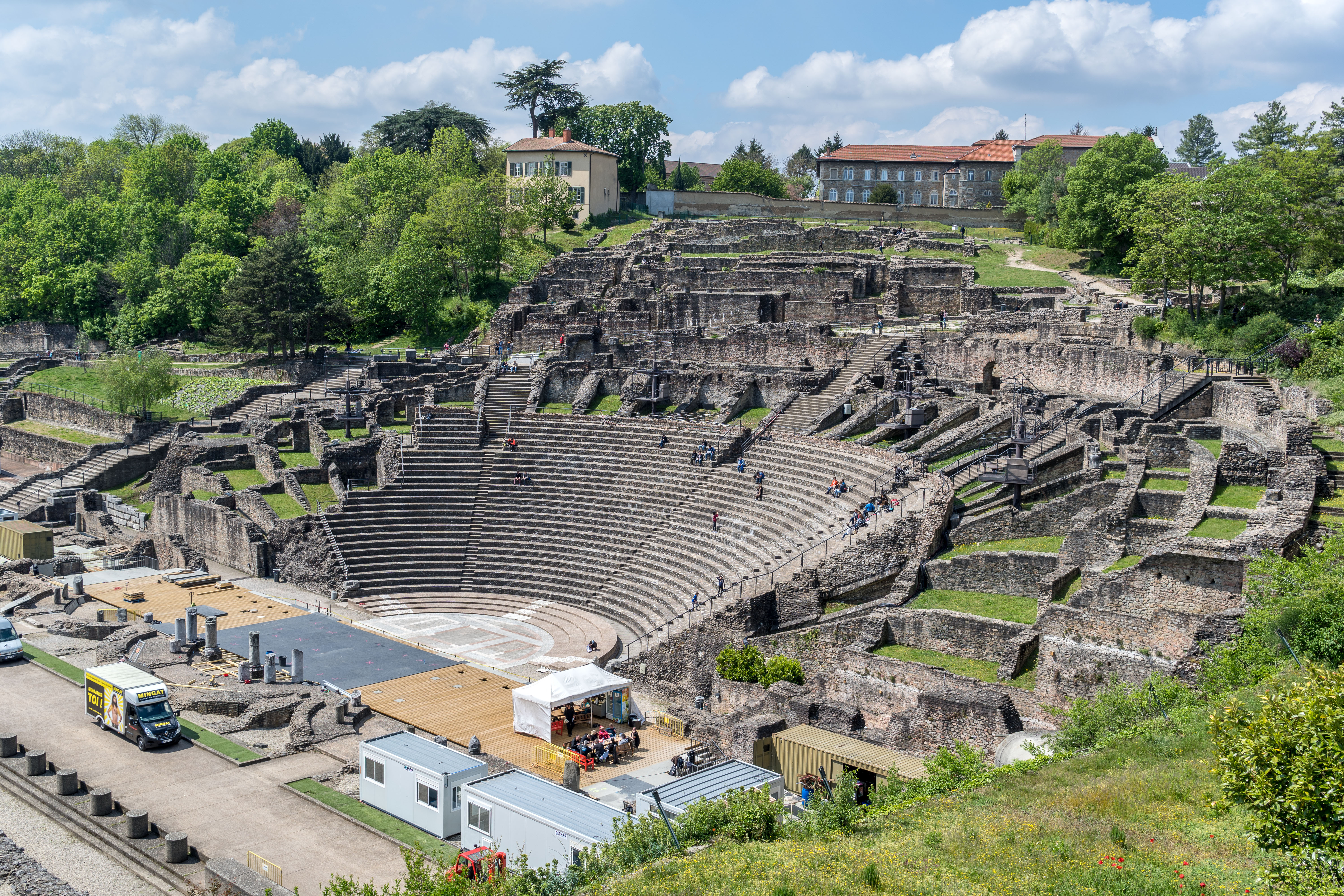 Roman ruins in Lyon